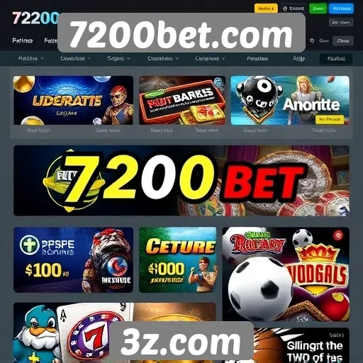 Análise do portfólio de jogos da 7200bet.com
